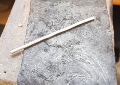 4. 1mm round wire for under bezel